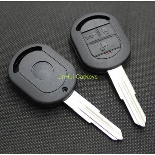 PINECONE for BUICK EXXCELLE HRV 3 Buttons Type 2 Car Keys Uncut Brass Blade Blank Key Shell 1PC