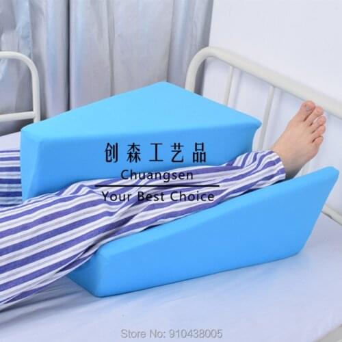 Anti Bedsore Bedridden Patients Elderly Bed Wedge Pillow Elevation Support Cushion Pad Set For Leg,Health Care Bedsore Pad