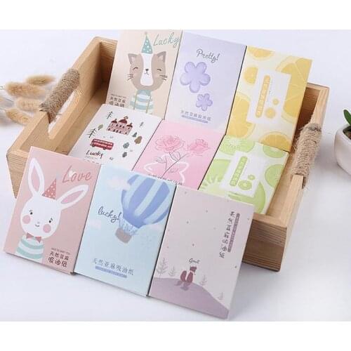 Protable Oil Blotting Sheets Absorbing Paper Face Oil Control Makeup Tools Cleansing Face Oil