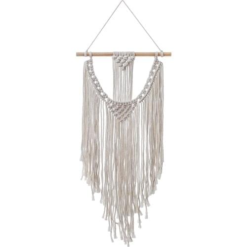 Chic Woven Macrame Boho Lace Tapestry Wall Hanging Pendant Nursery Ornament