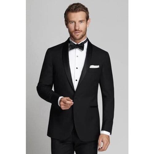 New Arrival Wedding Groom Men Suits Peaked Lapel One Button Costume Homme Mariage Terno Masculino Slim Fit Blazer 2 Pc
