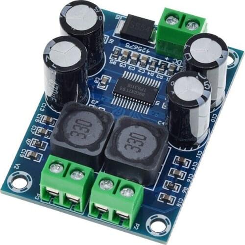 TPA3118 60W Mono Amplifier Board XH-M311 DC 10-24V 3A Digital Power Audio AMP Class D Amplifier For Home Theater Speakers