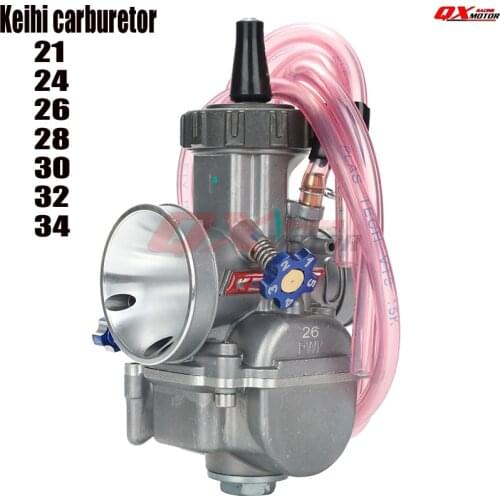 Universal Motorcycle Carburetor 21 24 26 28 30 32 34mm PWK Carburador For 85 110 250 300cc ATV Quad Scooter Dirt Pit Bike MX