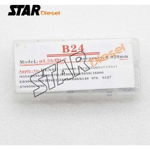 STAR diesel 100pcs B24 Injector Adjusting Washers Shim Size 1.12-1.30mm Gasket Repair Kits for Denso