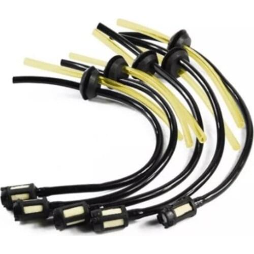 5pcs/set Filter Oil Pipe For Chainsaw Lawn Mower Grass Trimmer Fuel Tank Filter Universal Oil Pipe Fuelhose For 139/140/gx35