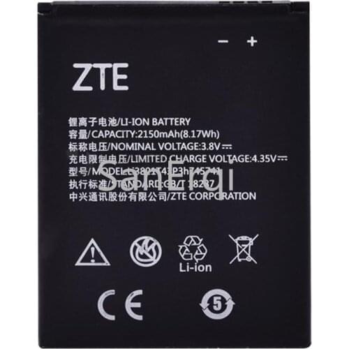 2019 New 3.8V 2150mAh Li3821T43P3h745741 Battery For ZTE Blade L5 Plus mobile phone Battery