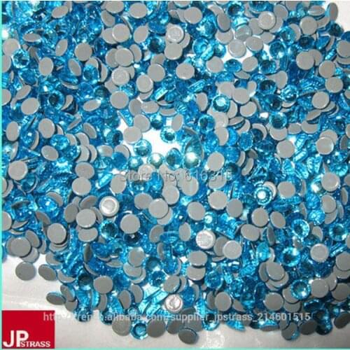 Korea rhinestone SS 10 200 gross Hot fix rhinestone aquamarine for boys fashion jeans beautiful shiny decoration free shipping