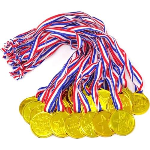 Kids Children Winner Medal With Neck Ribbon Reward Encourage School Supplies For Girls Boys Kinder Spielzeug