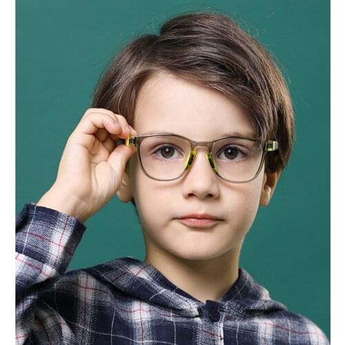 Kids Anti-blue Light Glasses Transparent TR90 Prescription Frame UV400 Computer Glasses Electronic Screen Eyewear for Reading