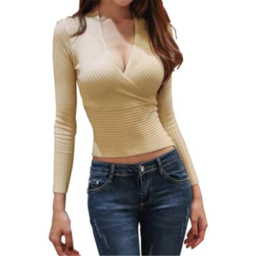 Flubiflous Women's V-Neck Pullovers
