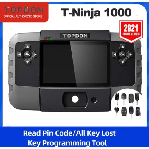 TOPDON T-Ninja 1000 Key Programming Tool All Key Lost Immobilizer Read Pin Delete Add Key Key Coding