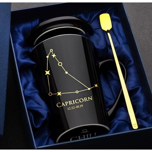 Creativemugs Coffee Cups Ceramic with Lid Spoonl Fashion Couple Mugs Coffee Cups Mugs Coffee Tazas Para Cafe Water Bottle Bb50