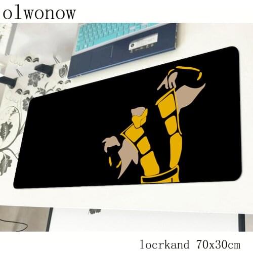 Mortal kombat pad mouse locked edge computer gamer mouse pad 70x30cm padmouse New arrival mousepad ergonomic gadget office mats