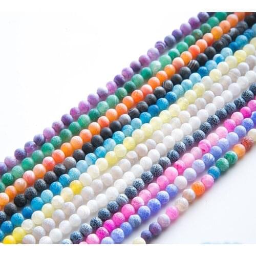 6mm natural stone beads matte beads round beads for jewelry making necklace and bracelets fashion beads