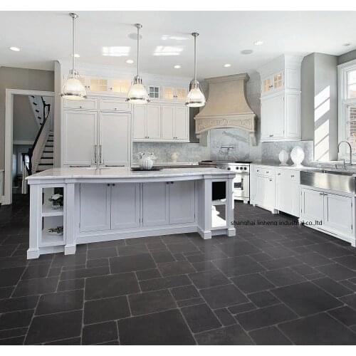 Solid wood kitchen cabinet(LH-SW091)