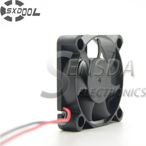 SXDOOL high quality 5010 5cm 50mm 50*50*10mm DC 12V 2 pin 0.12A PC Chipset VGA Video Heatsink Cooler server Cooling Fans