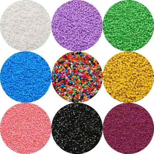 Hot Selling Glass Rice Beads 1900pcs 2mm Multi-Color Loose Beads Suitable For Fashion Diy Jewelry Making Bracelet Accessories