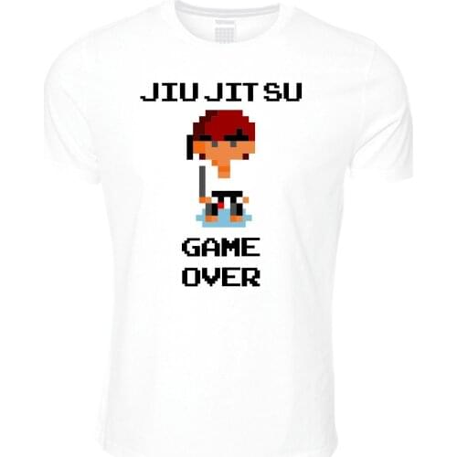 2019 New Mens BJJ Pixel T Shirt Brazilian Jiu Jitsu Martial Arter Tee Top Clothing Tee Shirts
