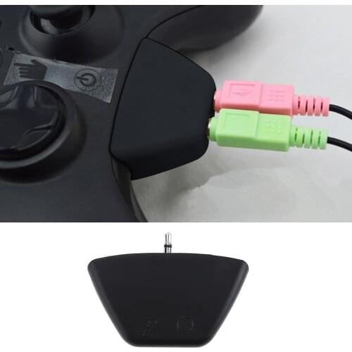NEW 3.5mm Jack Micphone Earphone to 2.5mm Audio Adapter Converter For Microsoft Xbox 360 Controller Gamepad Headphone Adapter