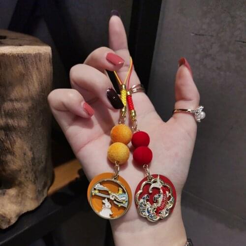 Mobile phone lanyard pendant ethnic style antique accessories pendant sling Chinese style pendant key decoration accessories