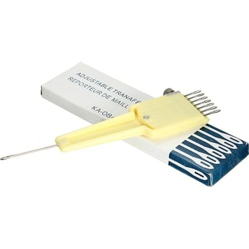 New Arrival 1x7 Adjustable Transfer Tool 4.5/9mm Silver Knitting Needle Sewing Machine Household for Househeld Sewing Tools