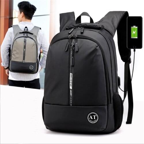 2020 New Travel Computer Backpack Oxford Cloth MenS Large Capacity Usb Backpack Student Bag Fashion Casual MenS Backpacks