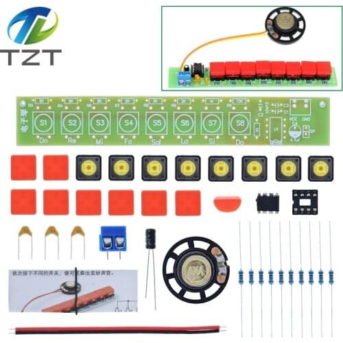 TZT 1set DIY Kit NE555 Component Electronics Electric Piano Organ Module