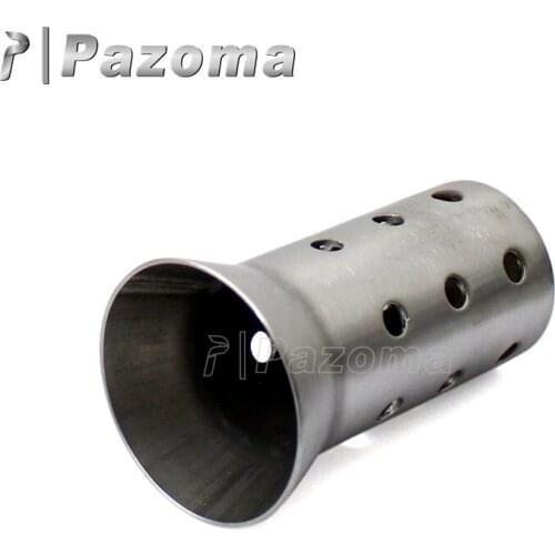 Stainless Steel Motorcycle Universal 51mm Exhaust Pipe Can Muffler Insert Baffle DB Killer Silencer