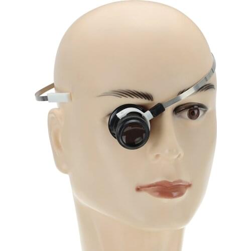 5X Loupe Magnifying Glasses Lens for Watchmaker Watch Repairing Tools Eye Magnifier Watch Repair Accessories with Headband