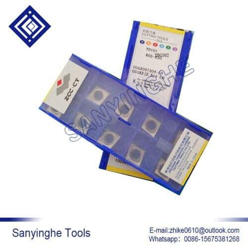 Free shipping high quality 10pcs/lots YBG102 CCGX09T304-LH cnc carbide turning inserts