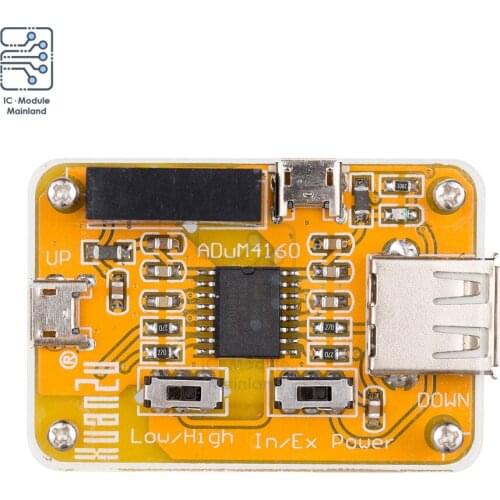 1500V ADUM4160 USB Isolator Module Signal Digital Safety Isolation Line Protector Audio Noise Eliminator Digital Protection