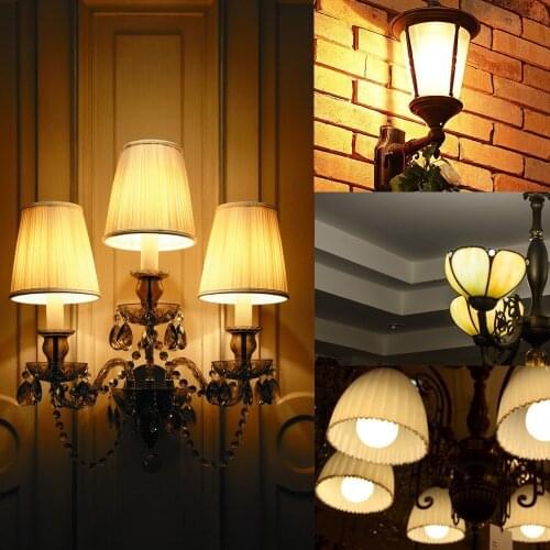 220-240V LED Light Bulbs 7W E27 LED Spotlight Bulb Lamp Globe Light Bulbs Frosted LED Filament Indoor Bulb for Ceiling Lighting