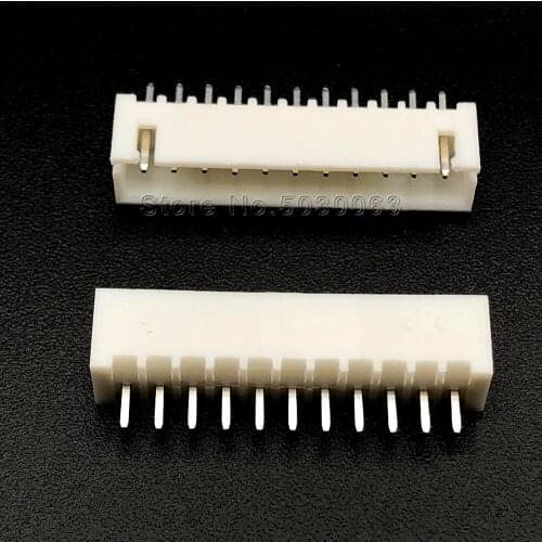 25pcs/lot XH2.54 11P 11pin XH-11A wire Connector XH 2.54mm spacing 180 angle straight pin Header PCB Car