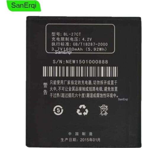 3.7V 1600mAh BL-27CT For koobee BL-27CT I50 I55 Battery