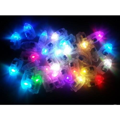 50Pcs/Lot Bullet Switch Balloon Light LED Balloon Lights RGB Flash Lamp Luminous Lamps for Bar Birthday Wedding Party Decoration