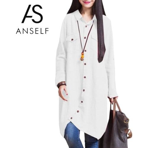 Женские рубашки с длинным рукавом ANSELF China At AliExpress