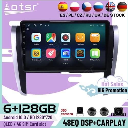 128G Carplay Android Player For Toyota Allion 2007 2008 2009 2010 2011 2012 2013 2014 2015 GPS Navi Car Radio Receiver Head Unit