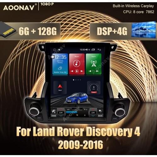 128GB car radio 2din Android 10.0 For Land Rover Discovery 4 2009-2016 car multimedia player Stereo receiver GPS navigator