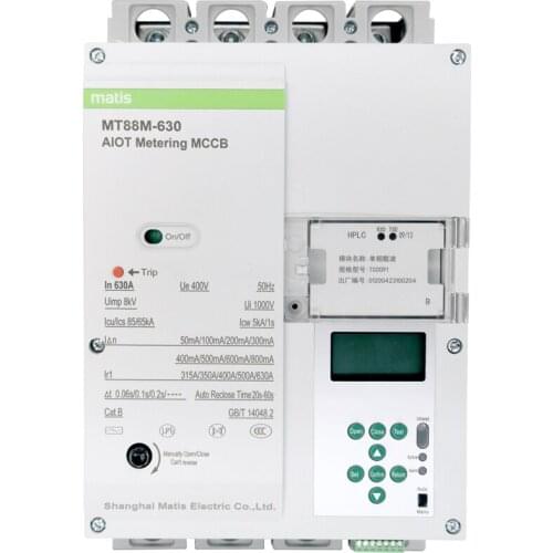 Matis MT88M 630A remote monitoring Smart molded case circuit breaker with RS485 Protocol