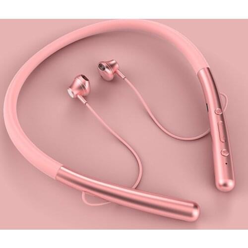 Earphone Bluetooth 5.0 Wireless Earphone Magnetic Neckband Earphone IPX4 Waterproof Sports Earbuds, Noise Cancelling Microphone