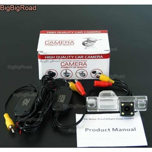 BigBigRoad For chery cown 1 / X1 Wireless Camera Car Rear View Reversing Camera Night Vision HD CCD Parking Camera waterproof