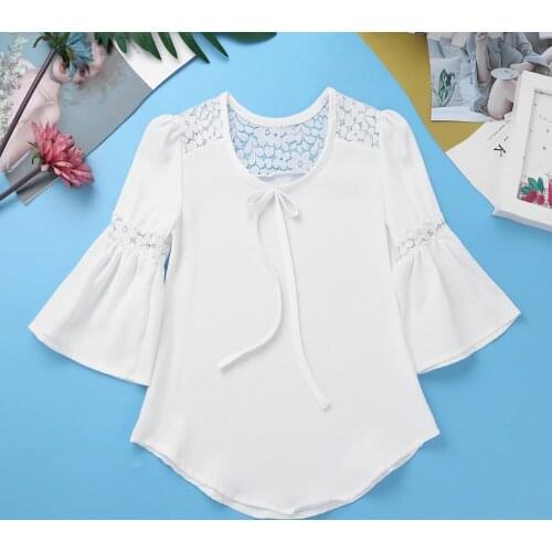 Белые блузки для девочек Iiniim China At AliExpress