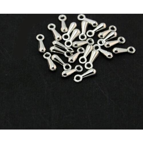 Best Selling Approx 30pcs/lot Rhodium Plated Extender Chain Drop 2*7mm for Jewelry Making FTA001-69