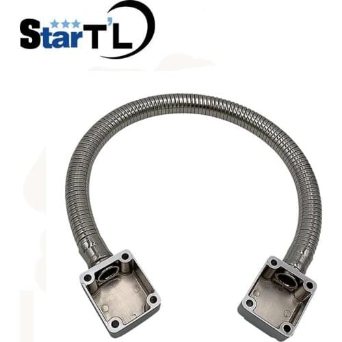Metal Cable protector pipe tube diameter stainless steel Cable pipe for Door access control wire