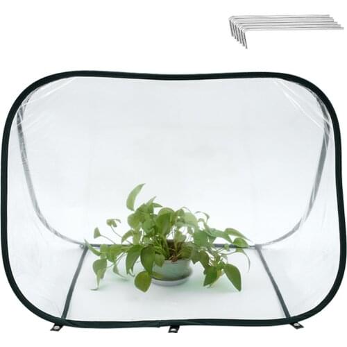 Mini Greenhouse Indoor Outdoor Gardening Flowerpot Pop Up Cover PVC Grow House Flower Shelter Portable Garden Plant Tent