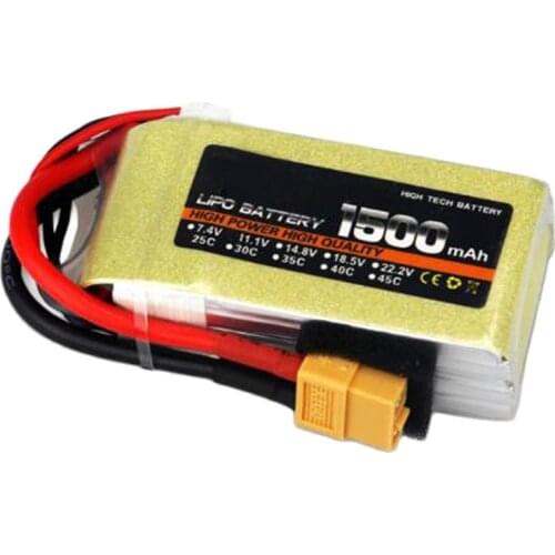 35c 1500mah airplane model battery 7.4v 11.1v 14.8v 18.5v aeromodeling battery model aircraft li-polymer battery drone battery