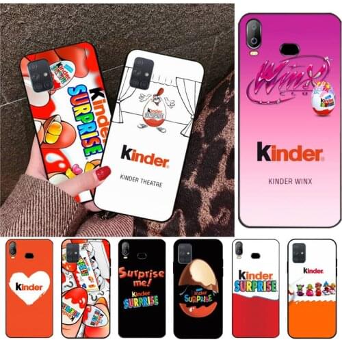 PENGHUWAN Cute Kinder Joy surprise egg Soft Silicone TPU Phone Cover For Samsung A10 A20 A30 A40 A50 A70 A71 A51 A6 A8 2018