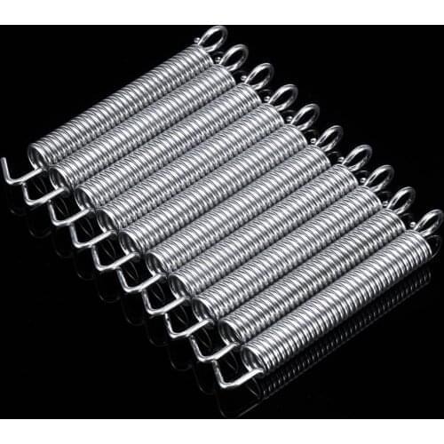 Pack of 3 Noiseless Tremolo Springs for FD ST Electric Guitar Tremolo Bridge, Silver