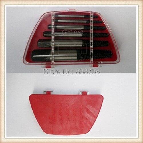 A set of 6pcs remove the screw breakage screw breakage screws extractor handle