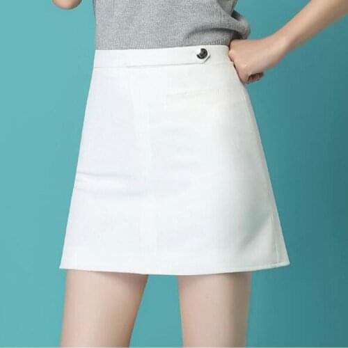 2020 new summer Fashion casual sexy high waist brand female women girls black white mini skirts clothes 79070